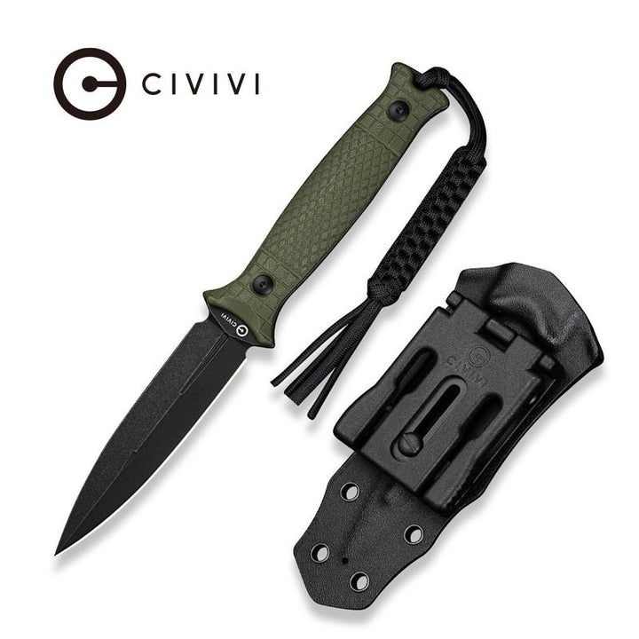 Civivi Perfrico Fixed Blade With Green G10 Handle - Quest Outdoors