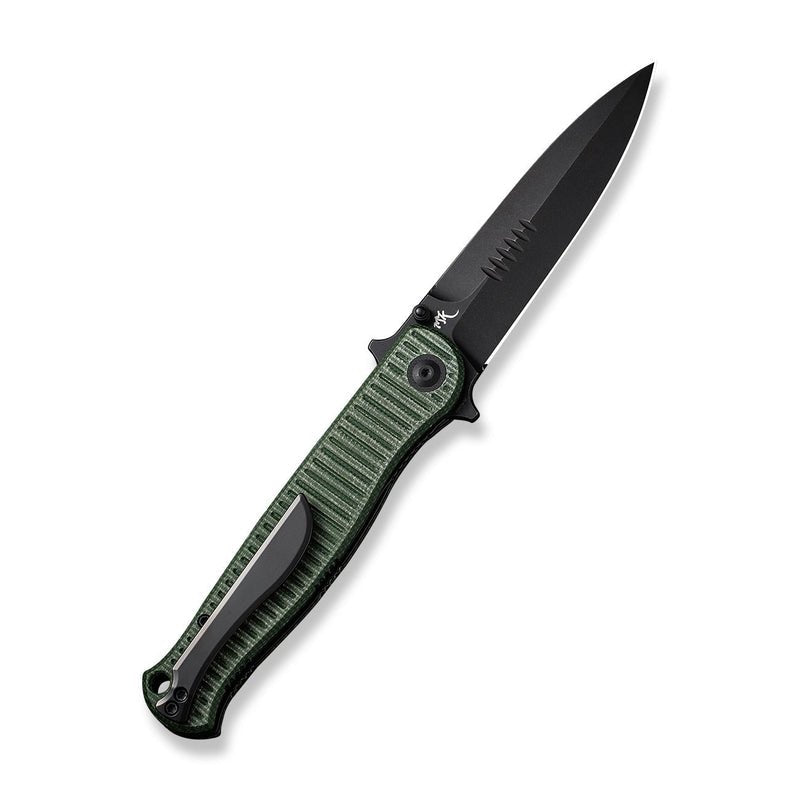 Civivi RS71 Flipper & Thumb Stud Knife With Green Micarta Handle - Quest Outdoors