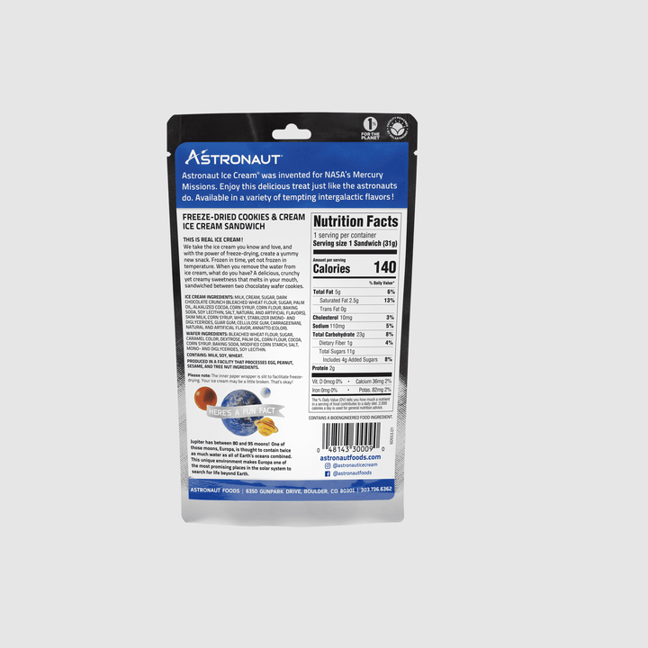 Cookies n Cream Ice Cream Sandwich - Quest Outdoors