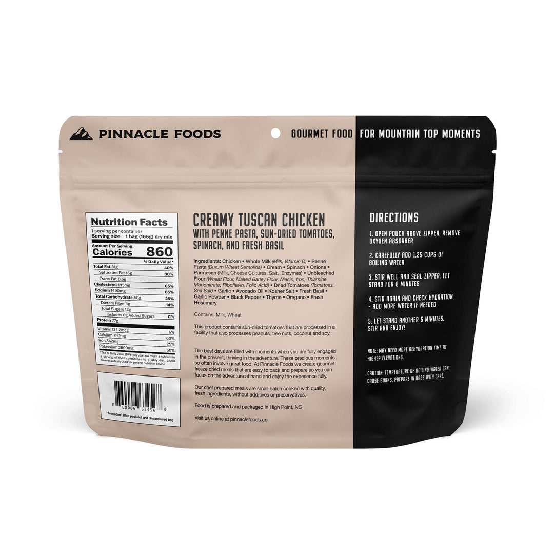 Creamy Tuscan Chicken with Penne Pasta - Quest Outdoors