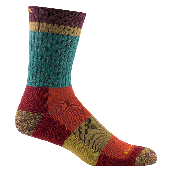 Darn Tough Men's Heady Stripe Micro Crew Lightweight Hiking Socks - Quest Outdoors