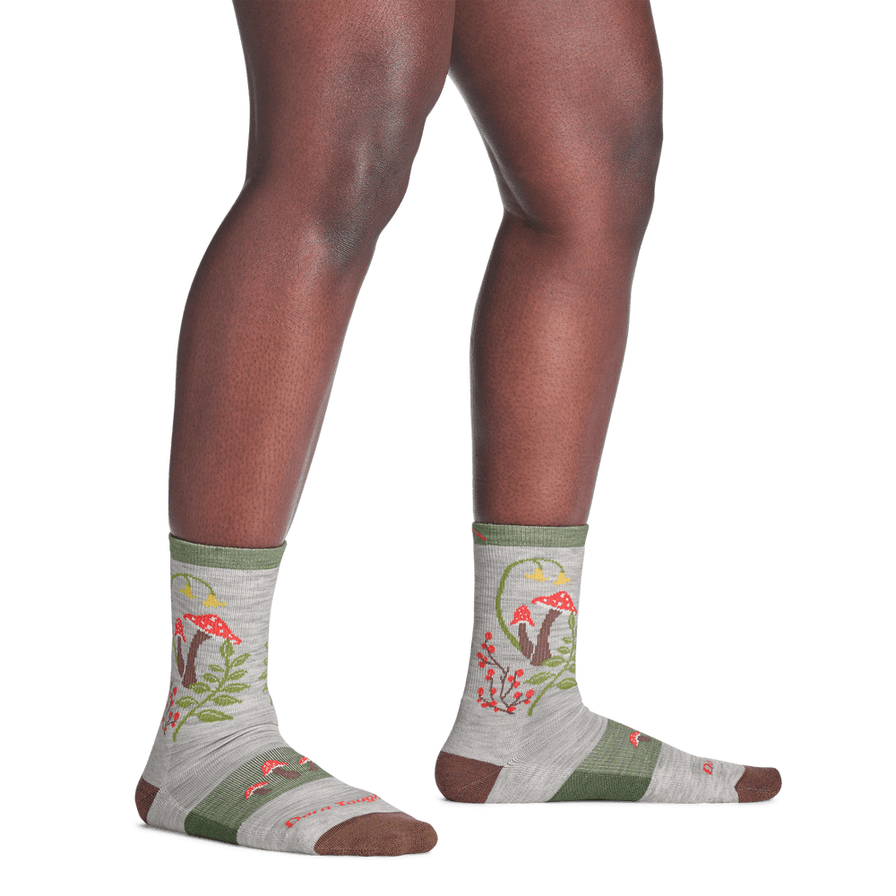 Darn Tough Women's Mellow Mushrooms Micro Crew Lightweight Hiking Socks - Quest Outdoors
