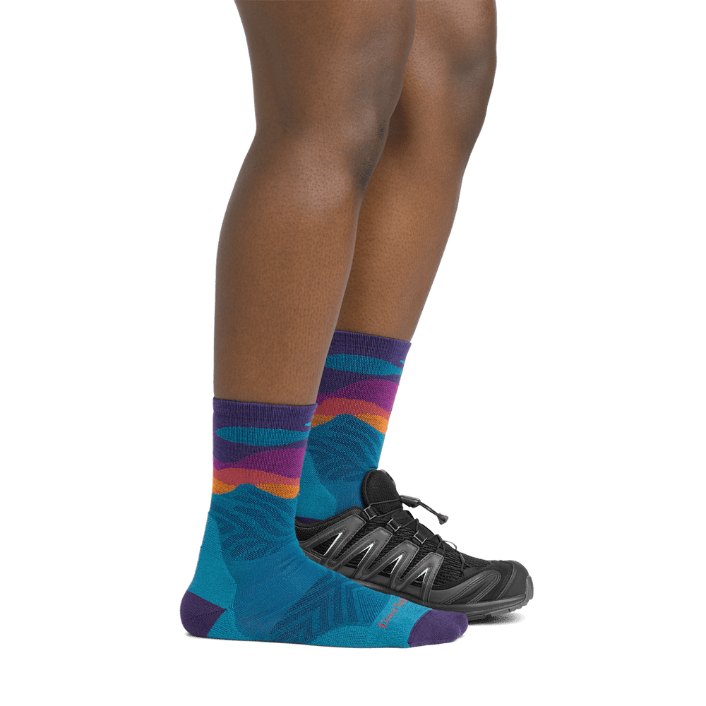 Darn Tough Women's Mirnavated Micro Crew Ultra - Lightweight Running Socks - Quest Outdoors