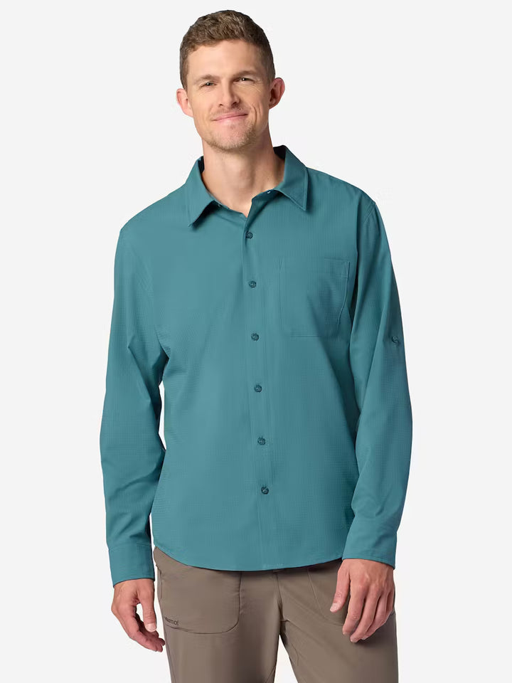 Marmot Men's AirExchange Perforated Long-Sleeve Collared Shirt