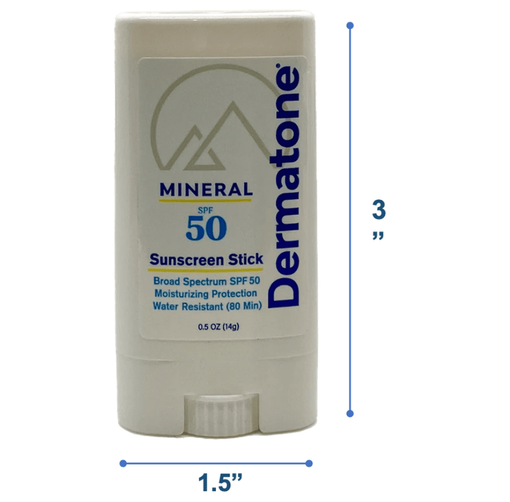 Dermatone Mineral Sunscreen Stick SPF50 (Reef Safe) 0.5OZ - Quest Outdoors