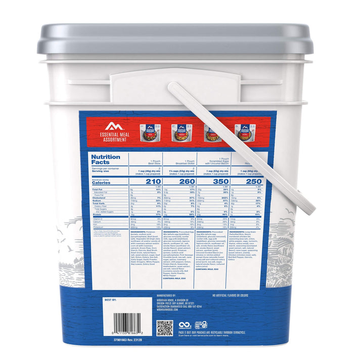 Essential Meal Assortment Bucket - Quest Outdoors