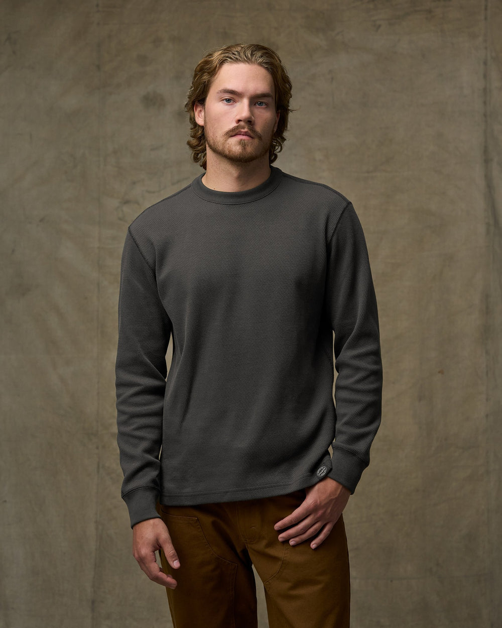 Filson Men's Waffle Knit Thermal Crewneck