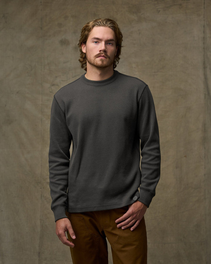 Filson Men's Waffle Knit Thermal Crewneck