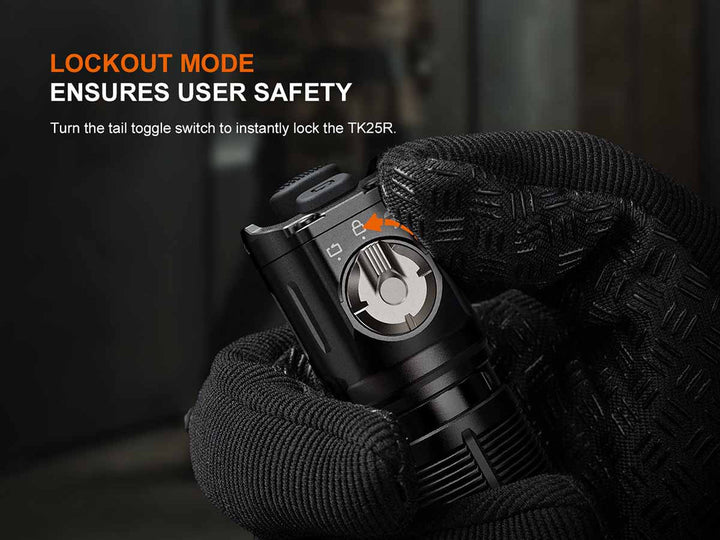Fenix TK25R Tactical Flashlight - Quest Outdoors