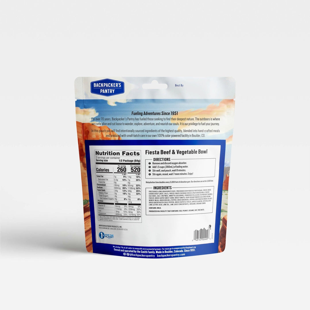 Fiesta Beef and Vegetable Bowl - Quest Outdoors