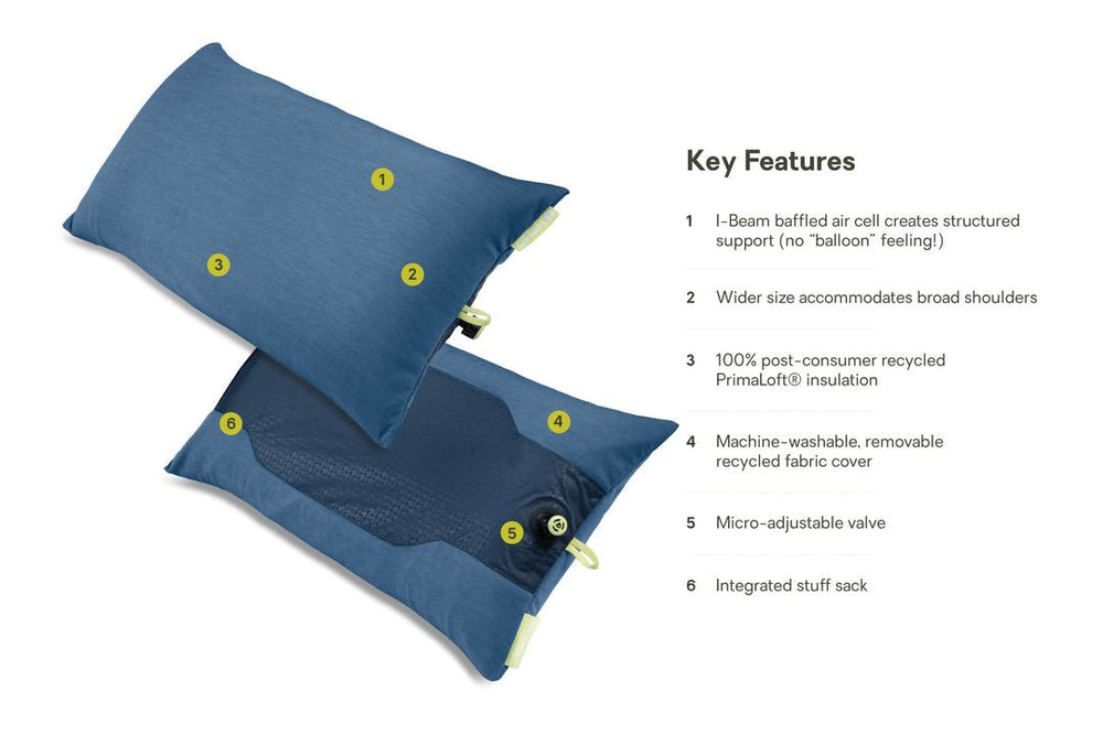 Fillo™ Elite Wide Ultralight Backpacking Pillow - Quest Outdoors