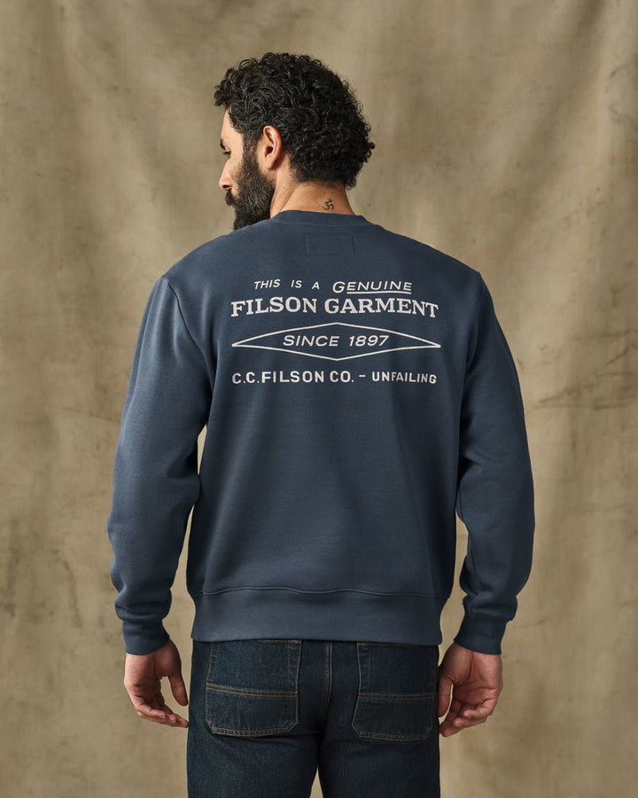 Filson Men's Diamond Graphic Crewneck Sweatshirt - Quest Outdoors