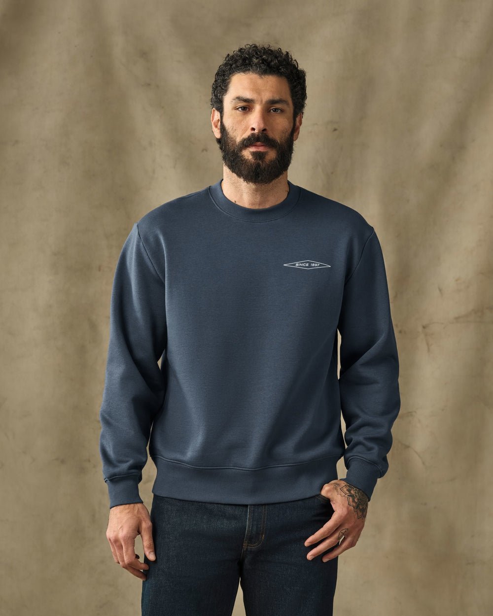 Filson Men's Diamond Graphic Crewneck Sweatshirt - Quest Outdoors