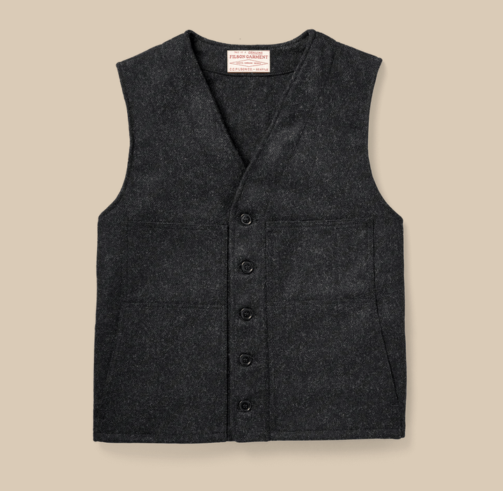 Filson Men's Mackinaw Wool Vest - Quest Outdoors