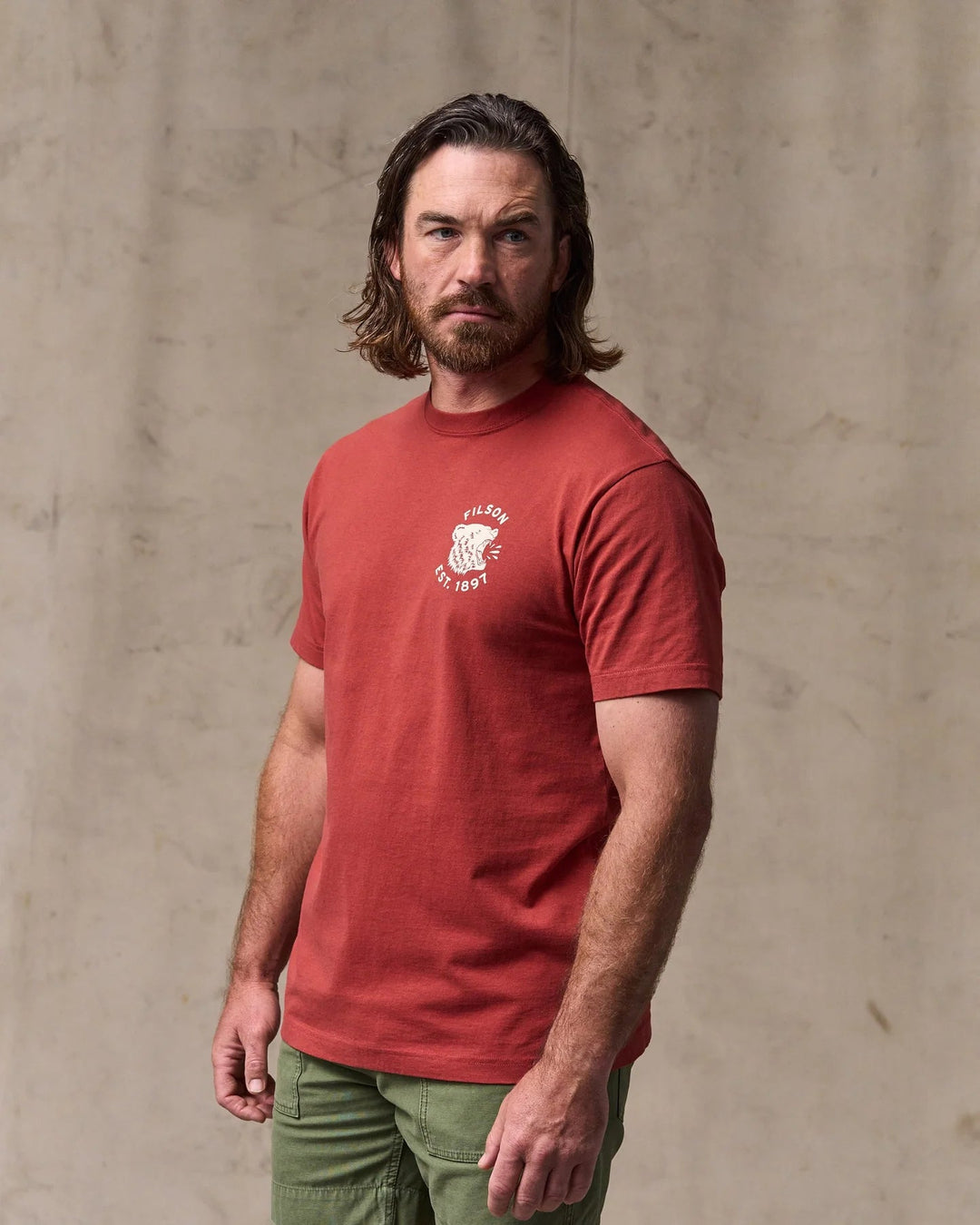 Filson Men's Short Sleeve Bear Graphic T-Shirt - Quest Outdoors