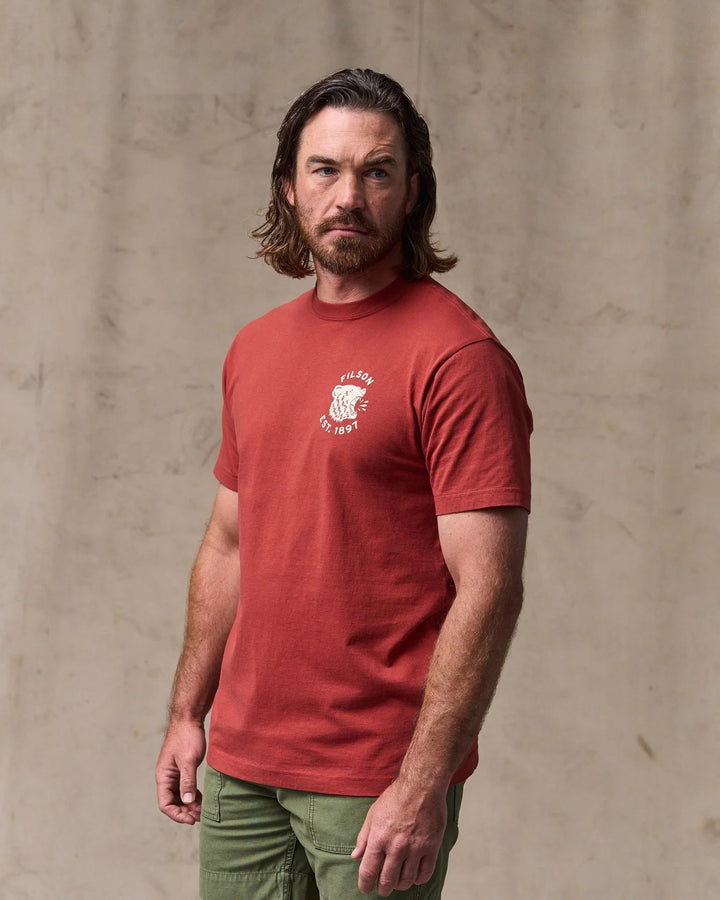 Filson Men's Short Sleeve Bear Graphic T-Shirt - Quest Outdoors