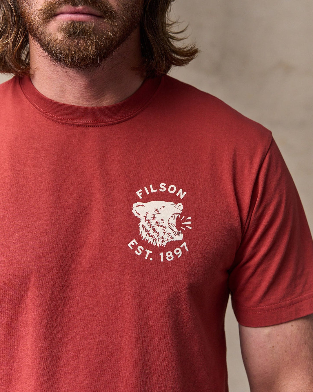 Filson Men's Short Sleeve Bear Graphic T-Shirt - Quest Outdoors