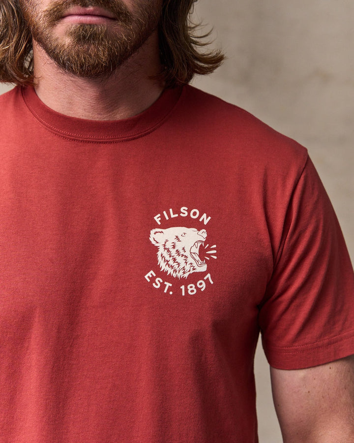 Filson Men's Short Sleeve Bear Graphic T-Shirt - Quest Outdoors