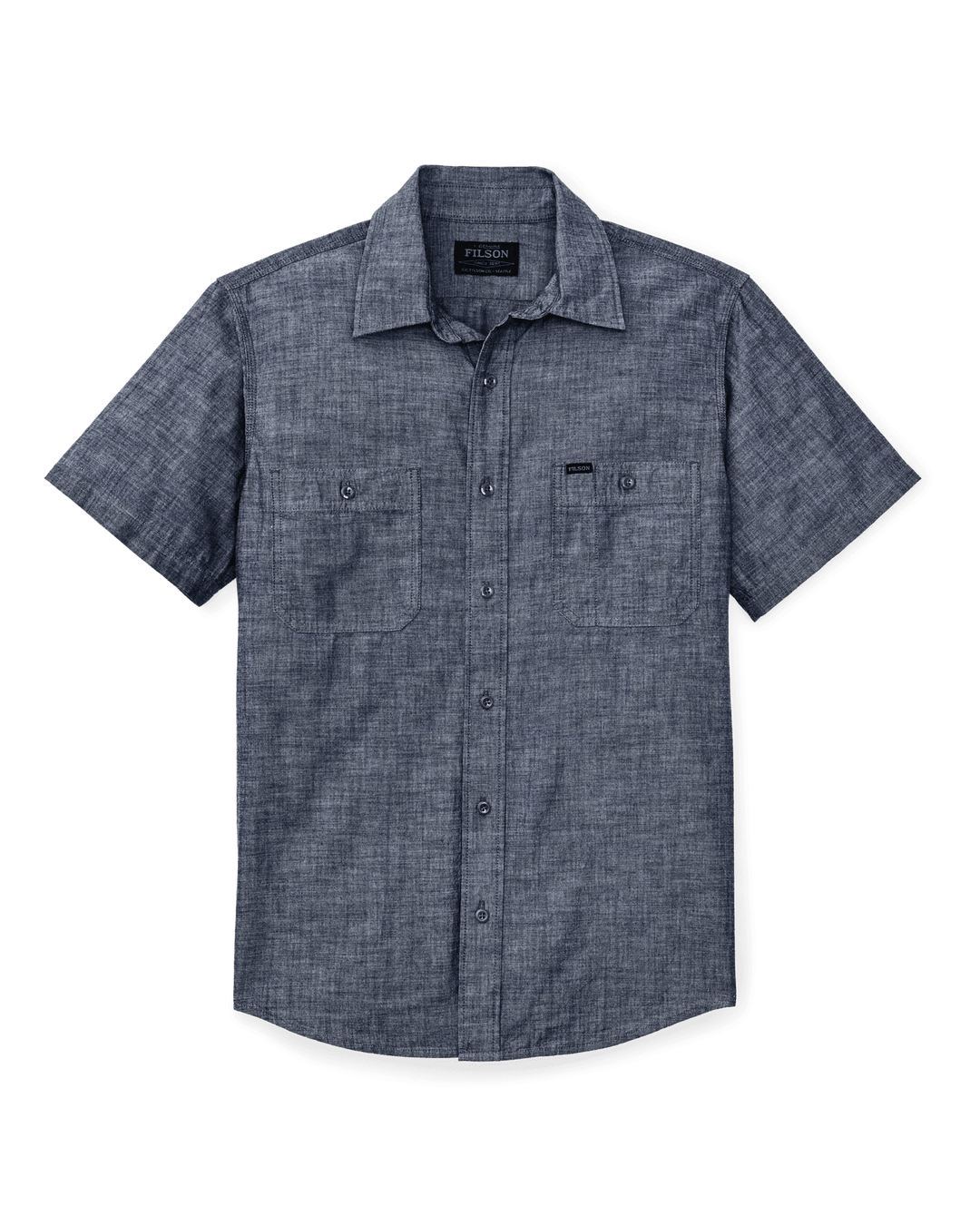 Filson Men's Short Sleeve Chambray Shirt - Quest Outdoors