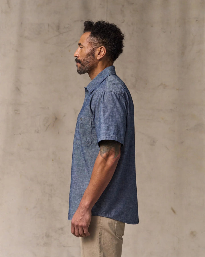 Filson Men's Short Sleeve Chambray Shirt - Quest Outdoors
