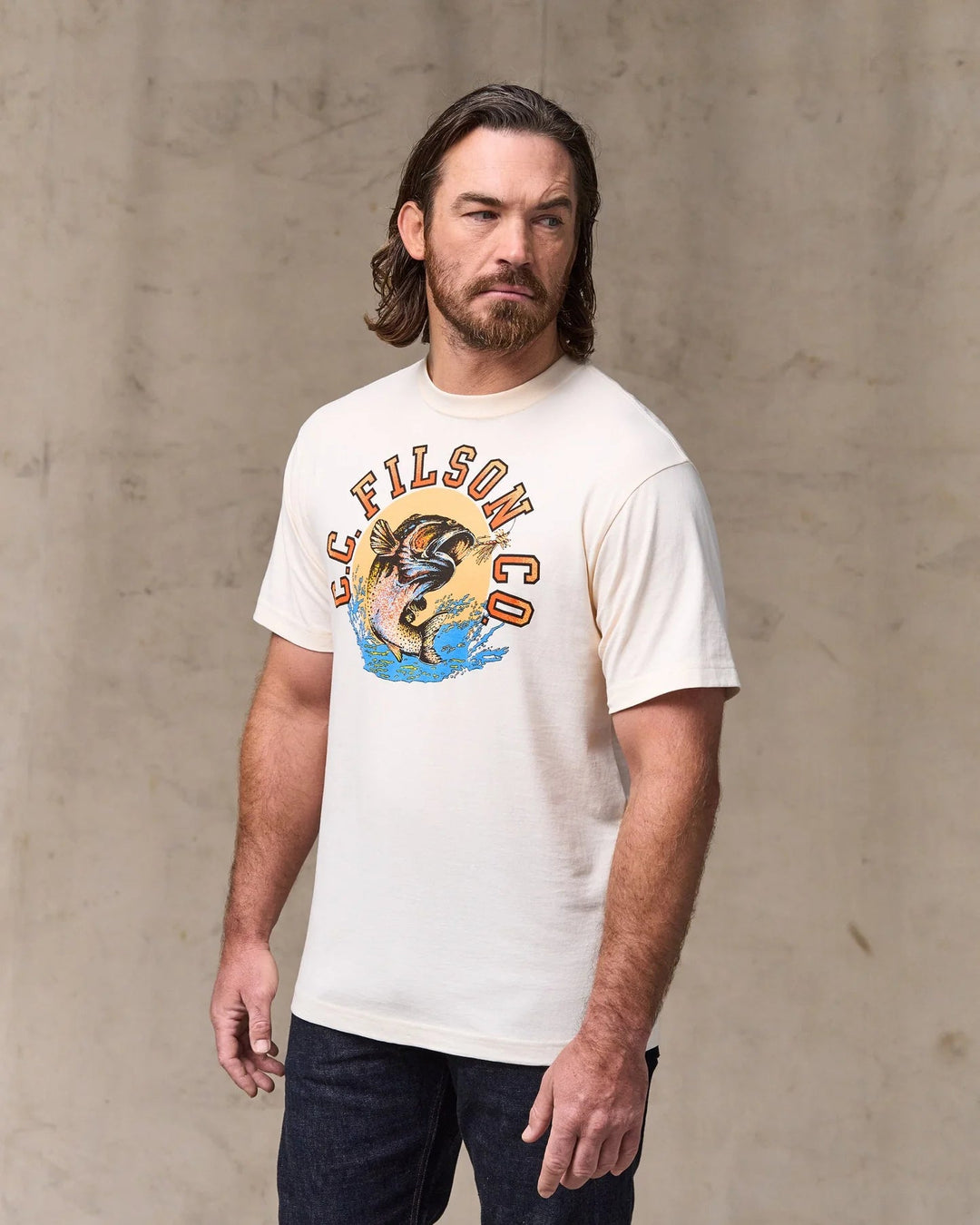 Filson Men's Short Sleeve Dry Fly Graphic T-Shirt - Quest Outdoors