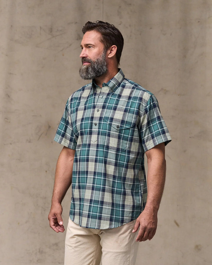Filson Men's Short Sleeve Madras Popover Shirt - Quest Outdoors