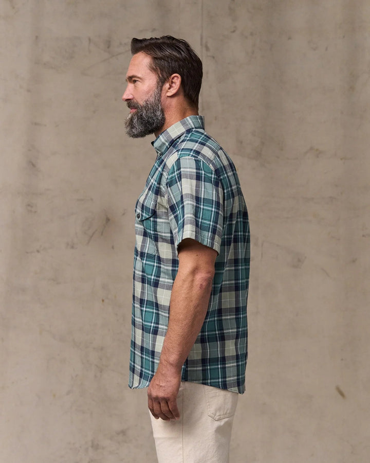 Filson Men's Short Sleeve Madras Popover Shirt - Quest Outdoors