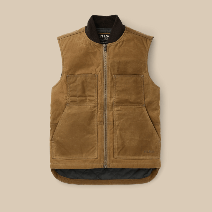 Filson Men's Tin Cloth Insulated Work Vest - Quest Outdoors
