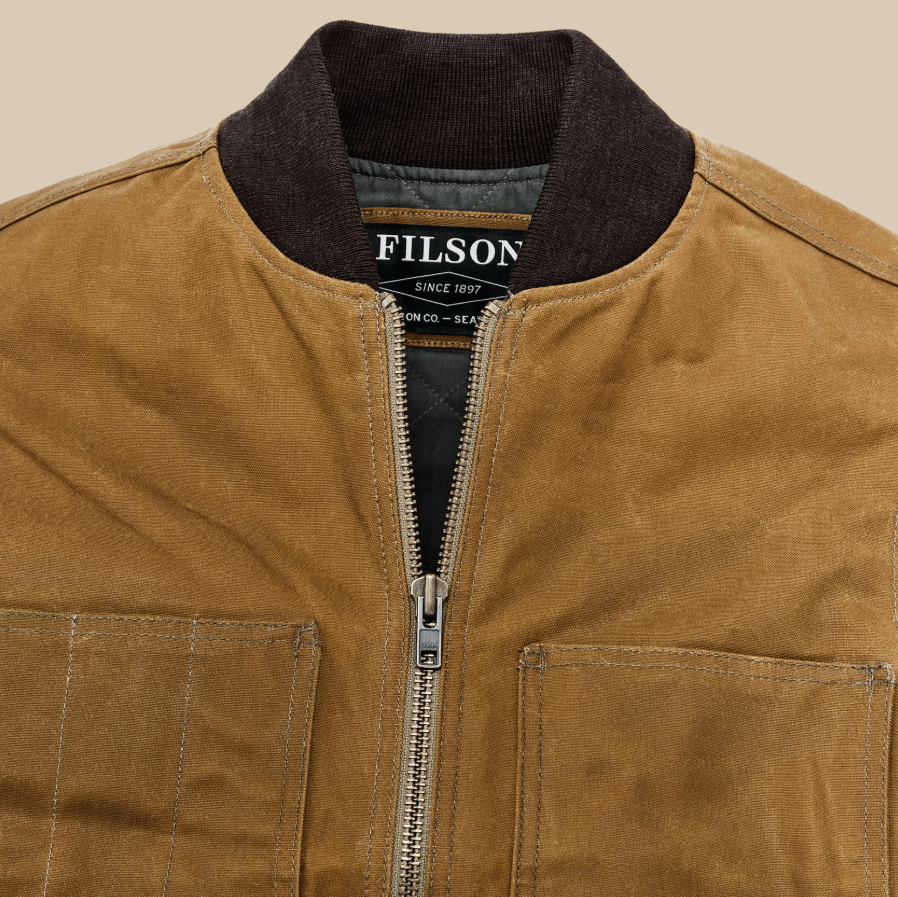 Filson Men's Tin Cloth Insulated Work Vest - Quest Outdoors