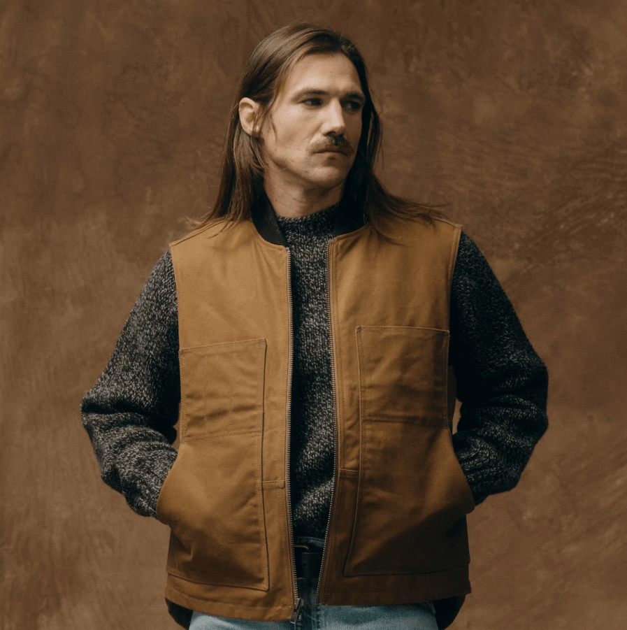 Filson Men's Tin Cloth Insulated Work Vest - Quest Outdoors