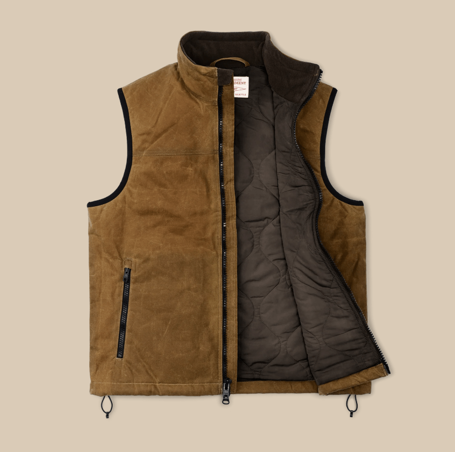 Filson Men's Tin Cloth Primaloft® Vest - Quest Outdoors