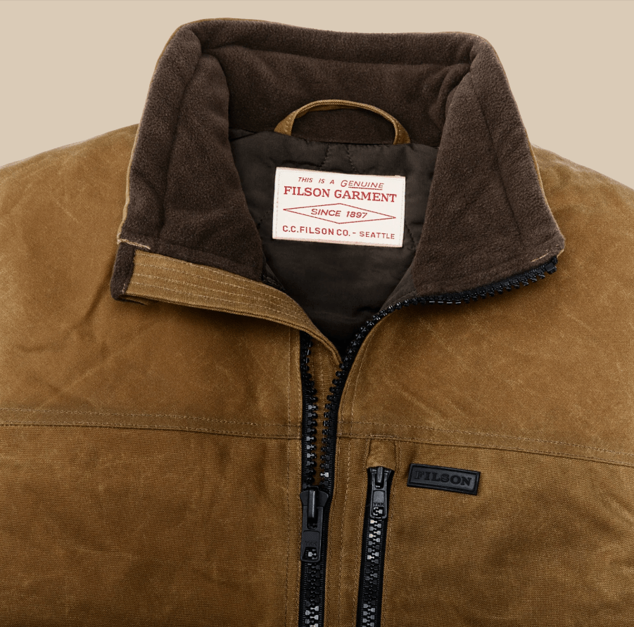 Filson Men's Tin Cloth Primaloft® Vest - Quest Outdoors