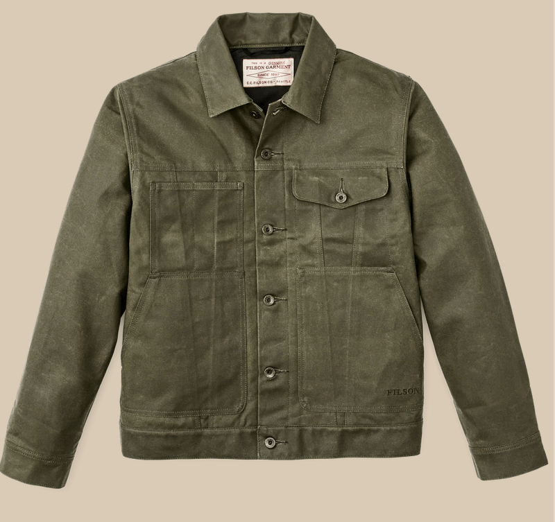 Filson Men's Tin Cloth Short Lined Cruiser Jacket - Quest Outdoors