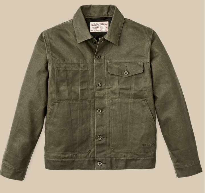 Filson Men's Tin Cloth Short Lined Cruiser Jacket - Quest Outdoors