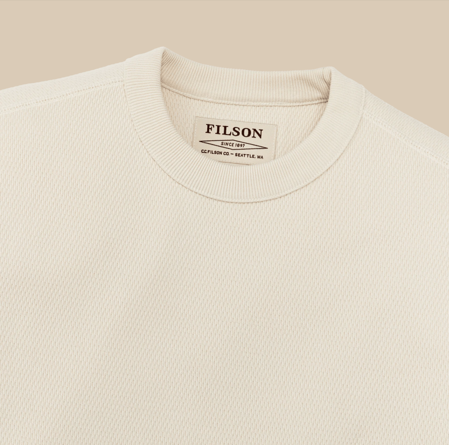 Filson Men's Waffle Knit Thermal Crewneck - Quest Outdoors