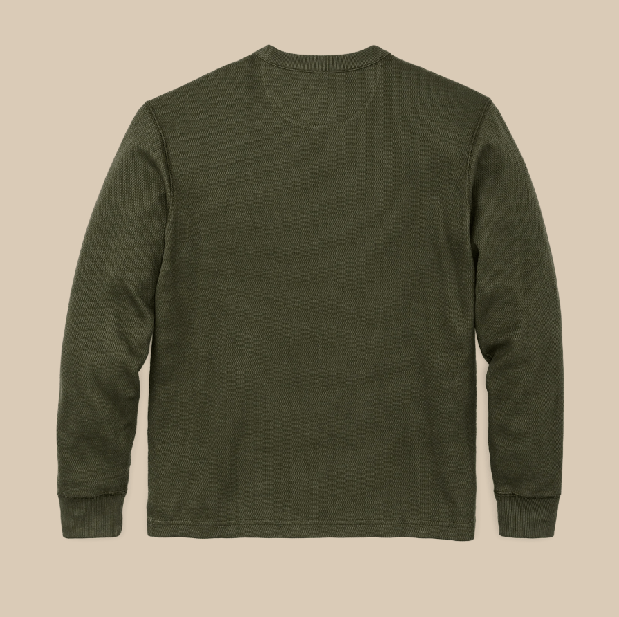 Filson Men's Waffle Knit Thermal Crewneck - Quest Outdoors