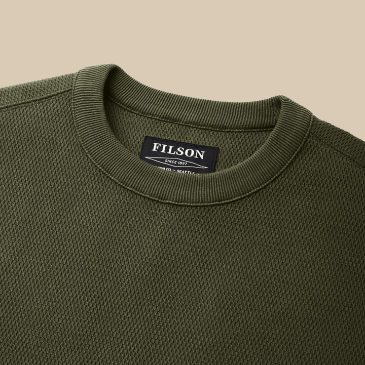 Filson Men's Waffle Knit Thermal Crewneck - Quest Outdoors