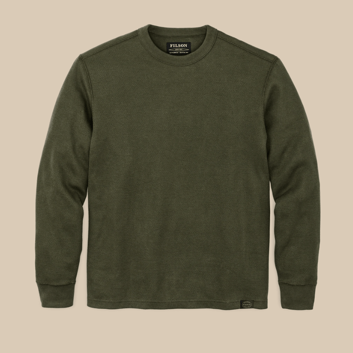 Filson Men's Waffle Knit Thermal Crewneck - Quest Outdoors