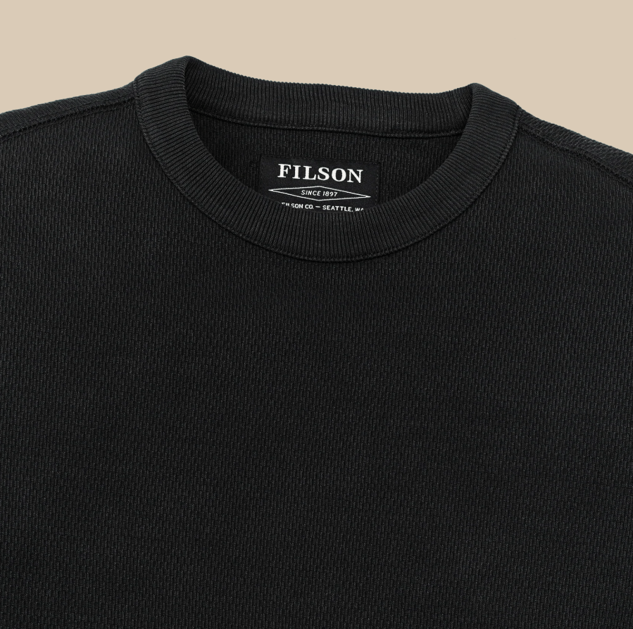 Filson Men's Waffle Knit Thermal Crewneck - Quest Outdoors