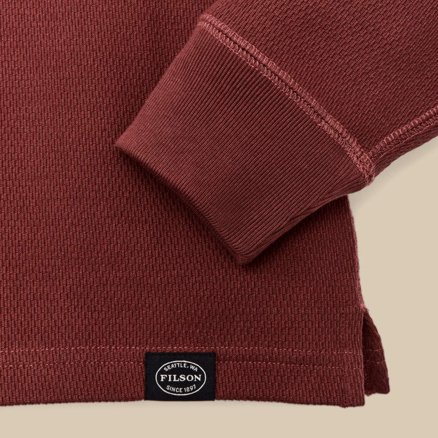 Filson Men's Waffle Knit Thermal Crewneck - Quest Outdoors
