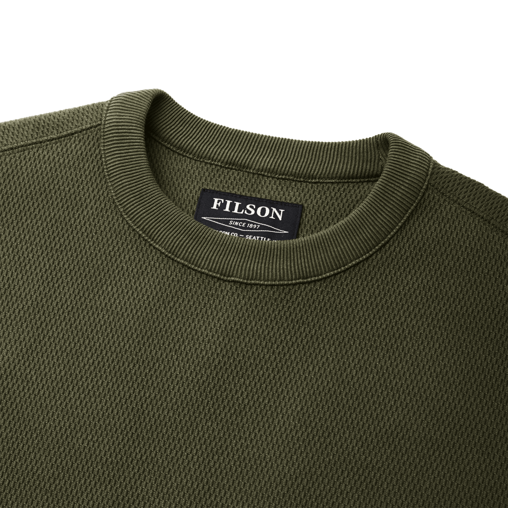 Filson Men's Waffle Knit Thermal Crewneck - Quest Outdoors