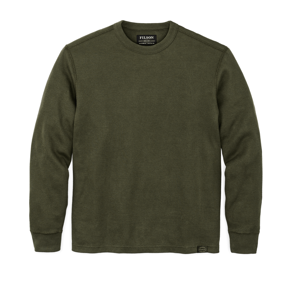 Filson Men's Waffle Knit Thermal Crewneck - Quest Outdoors