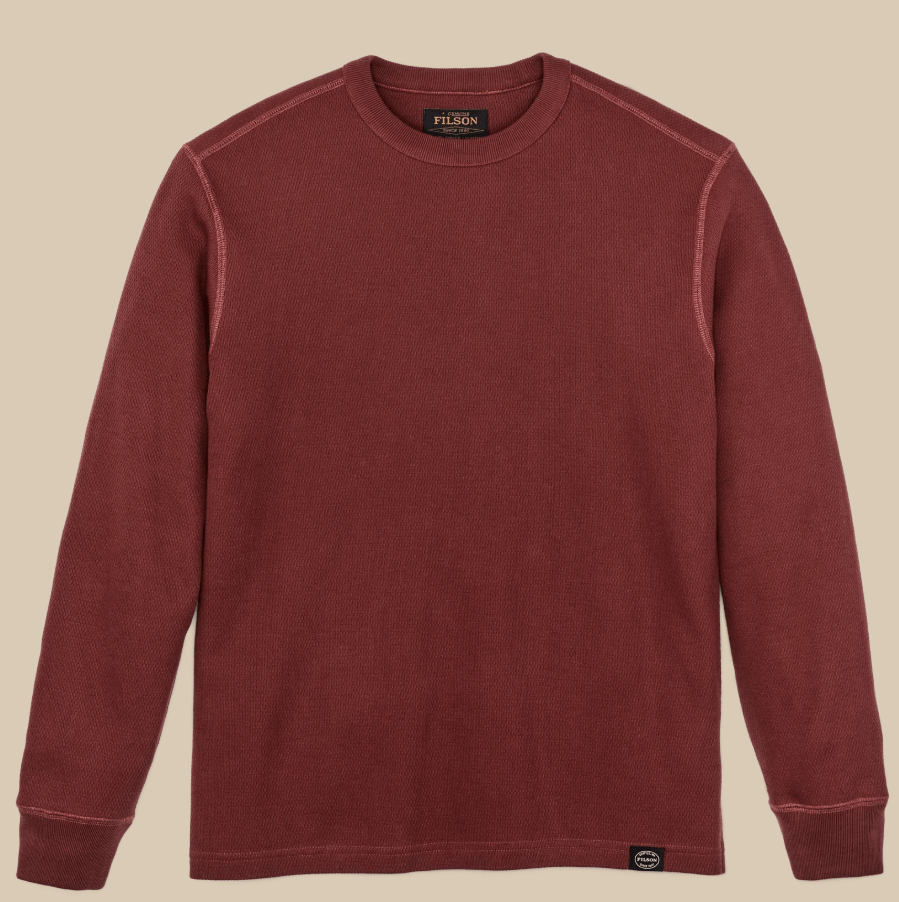 Filson Men's Waffle Knit Thermal Crewneck - Quest Outdoors