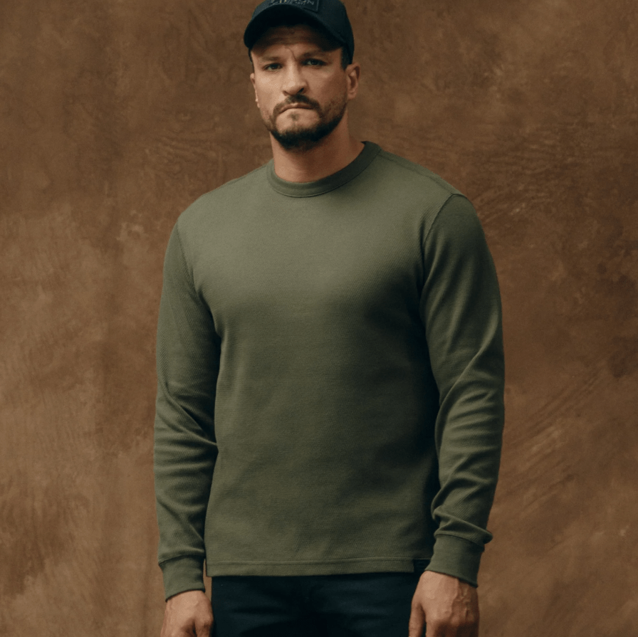 Filson Men's Waffle Knit Thermal Crewneck - Quest Outdoors