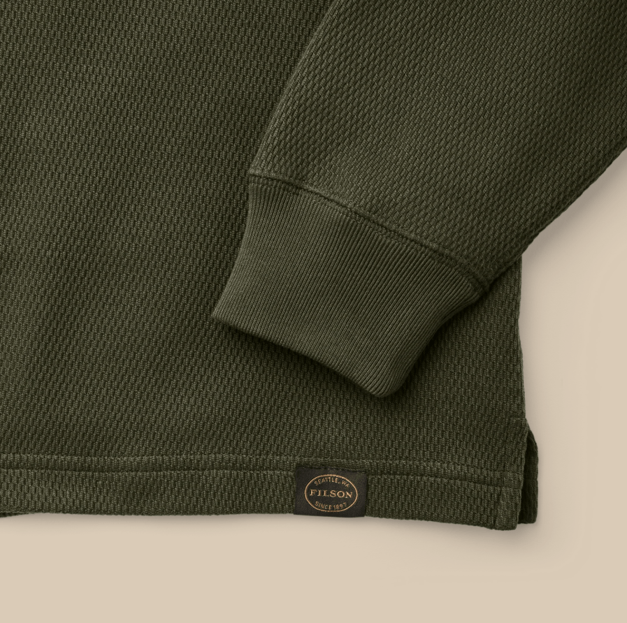 Filson Men's Waffle Knit Thermal Crewneck - Quest Outdoors