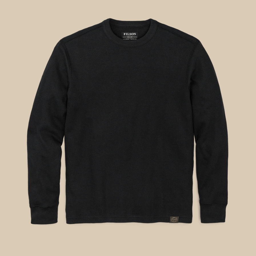 Filson Men's Waffle Knit Thermal Crewneck - Quest Outdoors