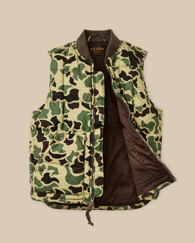 Filson Men's Waxed Down Vest - Quest Outdoors