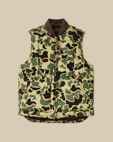 Filson Men's Waxed Down Vest - Quest Outdoors