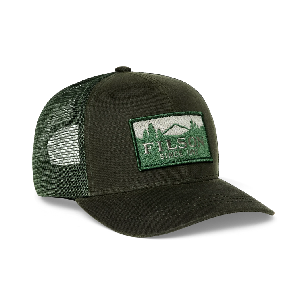 Filson Scenic Waxed Logger Mesh Cap - Quest Outdoors