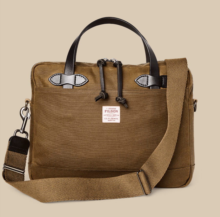 Filson Tin Cloth Compact Briefcase - Quest Outdoors